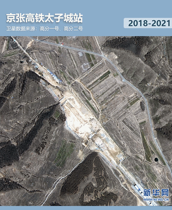 衛(wèi)星見證，這里如何變身“冬奧小城”