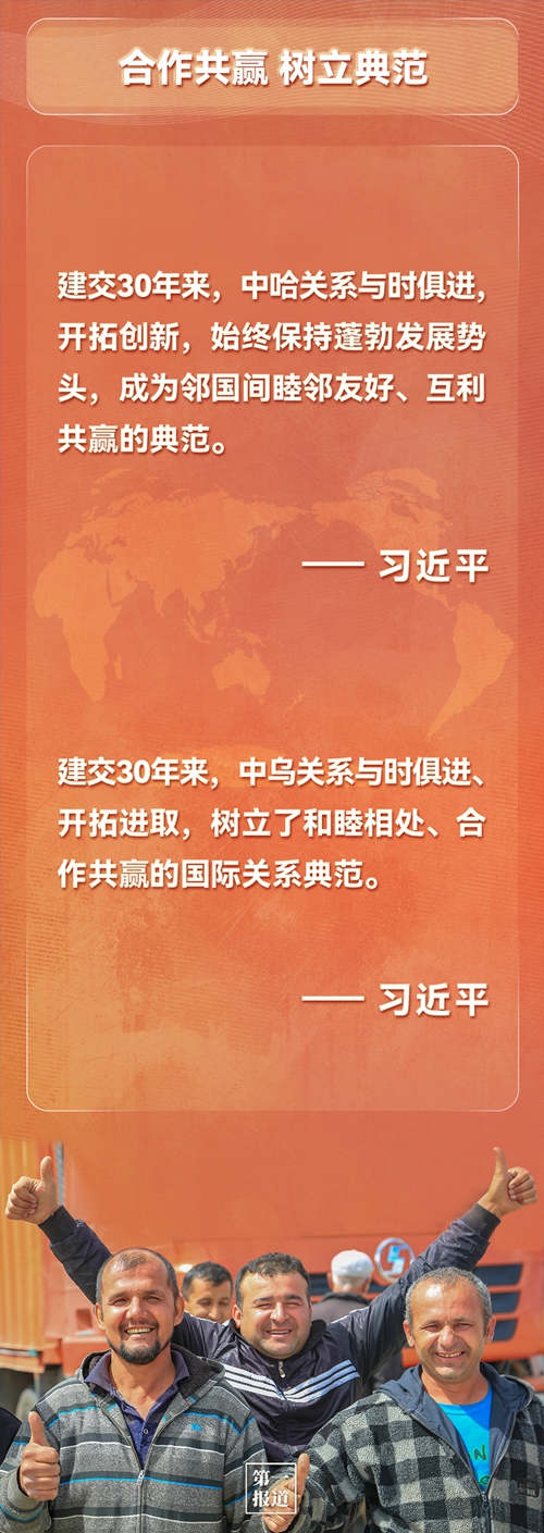 第一報(bào)道 | 建交三十年，習(xí)主席這樣評(píng)價(jià)與中亞五國(guó)關(guān)系
