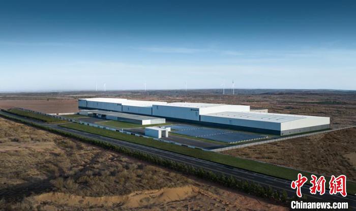 圖為鄂爾多斯零碳產(chǎn)業(yè)園(資料圖)?！堅﹫D