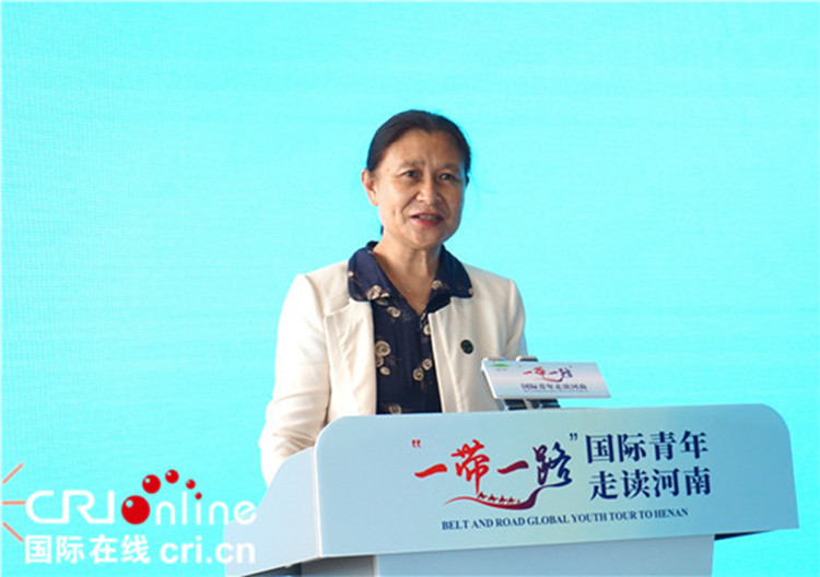 中國(guó)人民對(duì)外友好協(xié)會(huì)二級(jí)巡視員李冬梅致辭。賈親親 攝