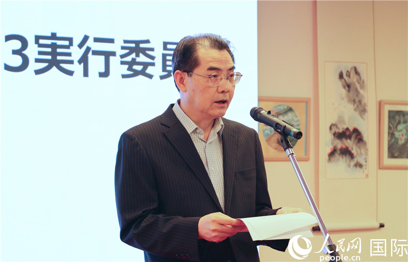 中國駐日本大使吳江浩致辭。人民網(wǎng) 許可攝