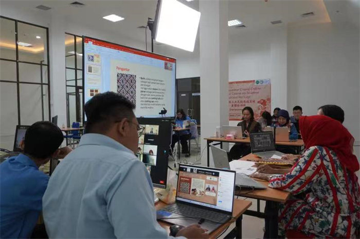 活動現(xiàn)場。供圖：印尼三一一大學(xué)孔子學(xué)院