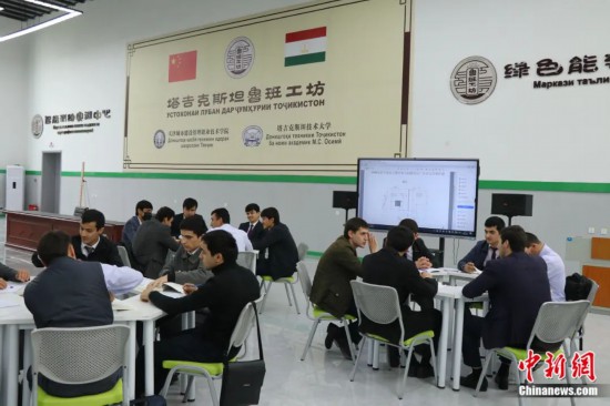 2023年4月，位于杜尚別的塔吉克斯坦魯班工坊課堂。張碩 攝