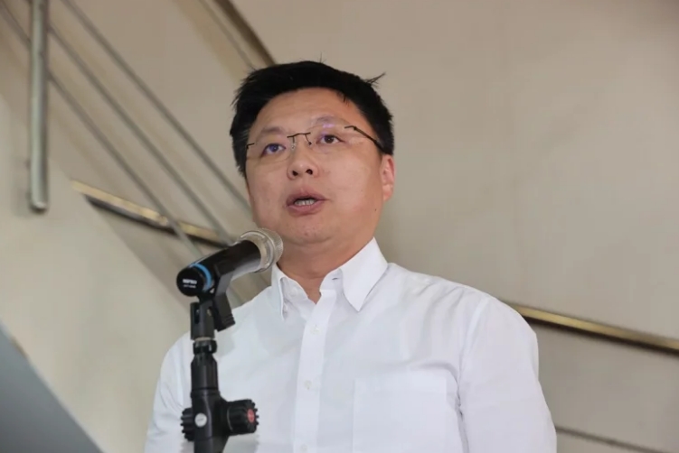 圖為趙天麟。圖片來源：臺灣《聯(lián)合報》劉學(xué)圣攝。