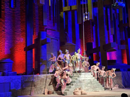 　　《天釀》演出場景。本報記者劉書文攝