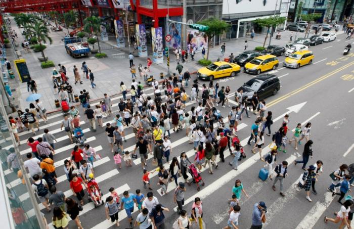 圖為信義商圈。圖片來(lái)源：臺(tái)灣“中時(shí)新聞網(wǎng)”。