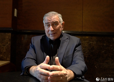 美中航空遺產(chǎn)基金會(huì)主席杰弗里·格林接受人民網(wǎng)專(zhuān)訪。 人民網(wǎng) 趙瞳攝