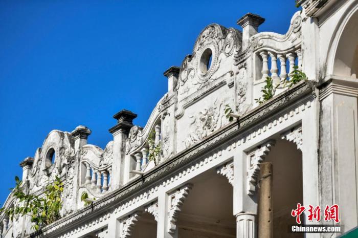 圖為文昌鋪前騎樓老街南洋風(fēng)格建筑。 <a target='_blank' href='/' _fcksavedurl='/' ><p  align=