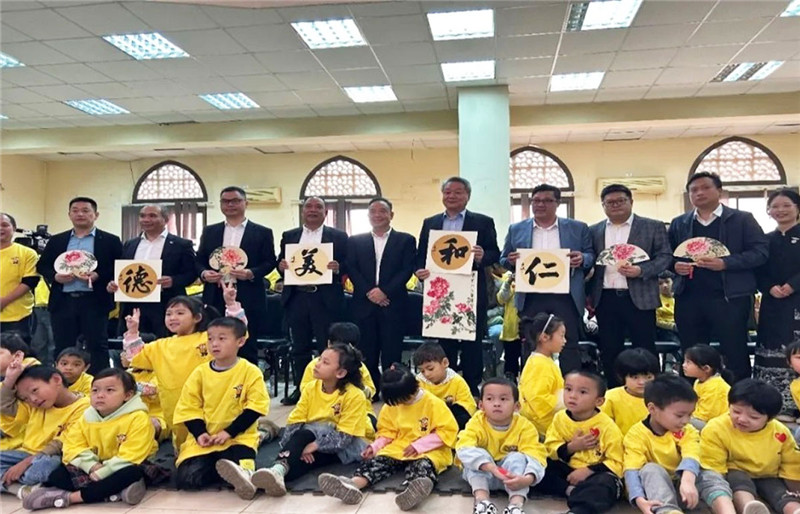 圖為2023“中華文化大樂園—埃及開羅營”閉幕式活動現(xiàn)場。主辦方供圖