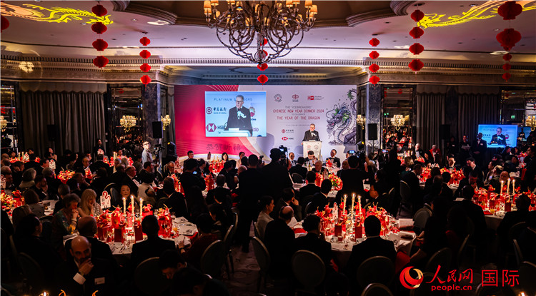 “共慶中國年 共享新機遇”破冰者新春晚宴現(xiàn)場盛況。人民網(wǎng) 郭錦標攝