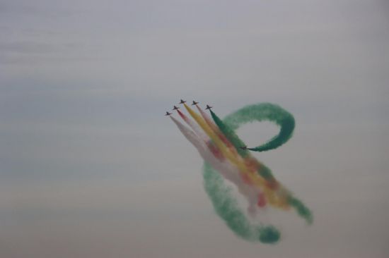 飛行表演現(xiàn)場。高思峰 攝