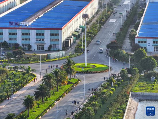 這是2023年10月31日在埃塞俄比亞杜凱姆市拍攝的東方工業(yè)園。 新華社發(fā)（東方工業(yè)園供圖）