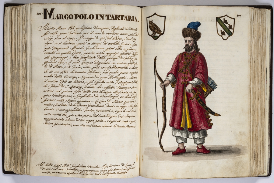 “馬可·波羅的世界”展覽的部分展品。威尼斯市立博物館基金會(huì)供圖