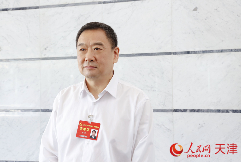 天津市第十二次黨代會(huì)代表、天津市政府副秘書長(zhǎng)、市衛(wèi)生健康委黨委副書記、主任顧清 人民網(wǎng) 孫翼飛攝