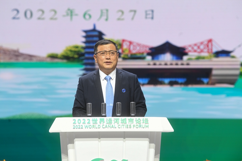 揚(yáng)州市委常委、常務(wù)副市長(zhǎng)陳鍇竑作推介發(fā)言。邵丹攝