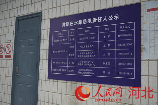 防汛責(zé)任人公示牌。人民網(wǎng)祝龍超攝