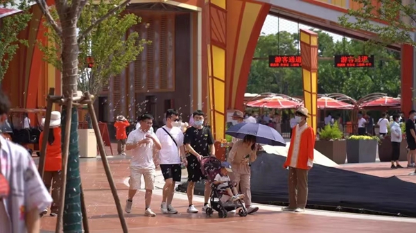 試運(yùn)行中的淮安方特。受訪方供圖