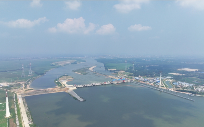 碾盤(pán)山水利水電樞紐工程。湖北省水利廳供圖