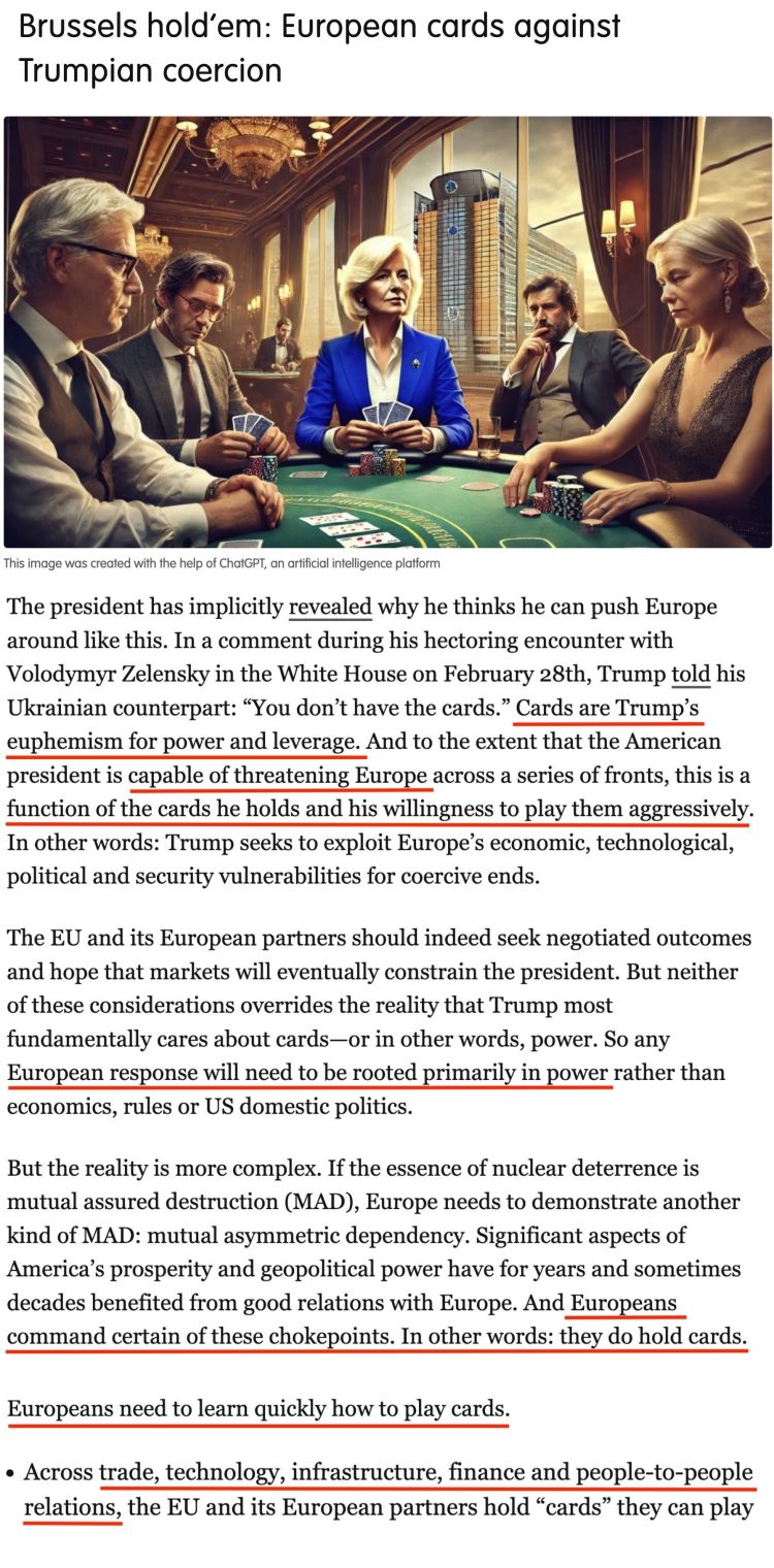 深觀察丨“只要團(tuán)結(jié)，歐盟反制美國(guó)的王牌很多”