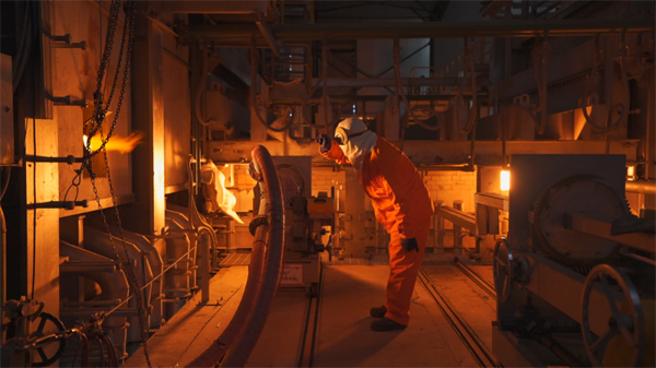 浮法玻璃生產(chǎn)線。受訪者供圖