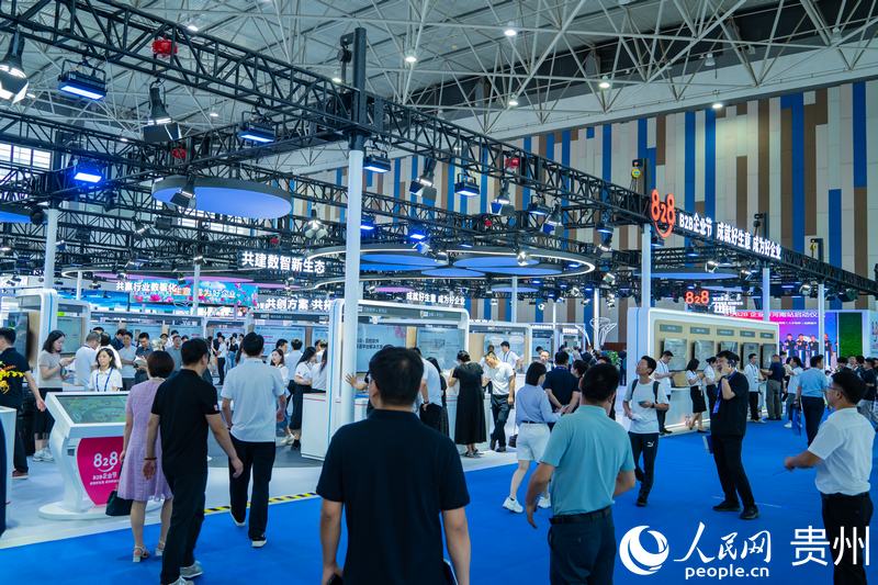 2、2024數(shù)博會共吸引400余家展商參展。人民網(wǎng) 陽茜攝.jpg