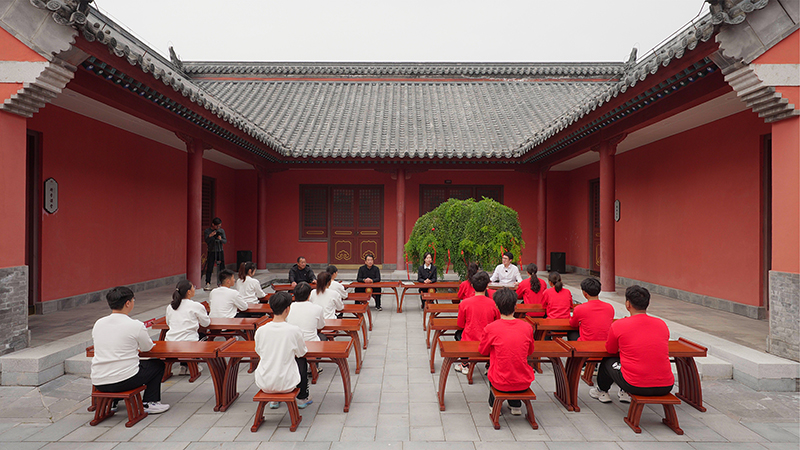 “一塊豆腐話清廉”思政課。滁州市委網(wǎng)信辦供圖