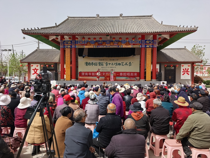“一元劇場”下鄉(xiāng)演出現(xiàn)場（資料圖）。代九奎攝