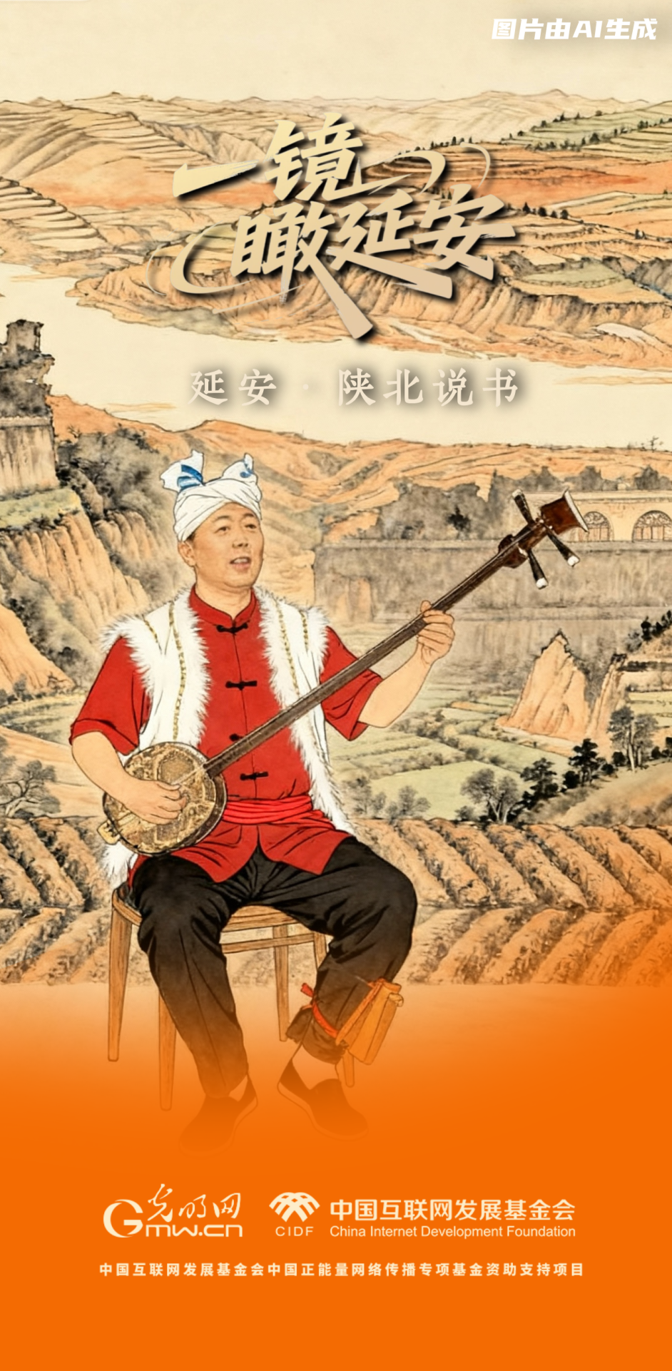 【一鏡瞰延安·AI海報(bào)】跟著這些非遺文化，感受老區(qū)風(fēng)土人情
