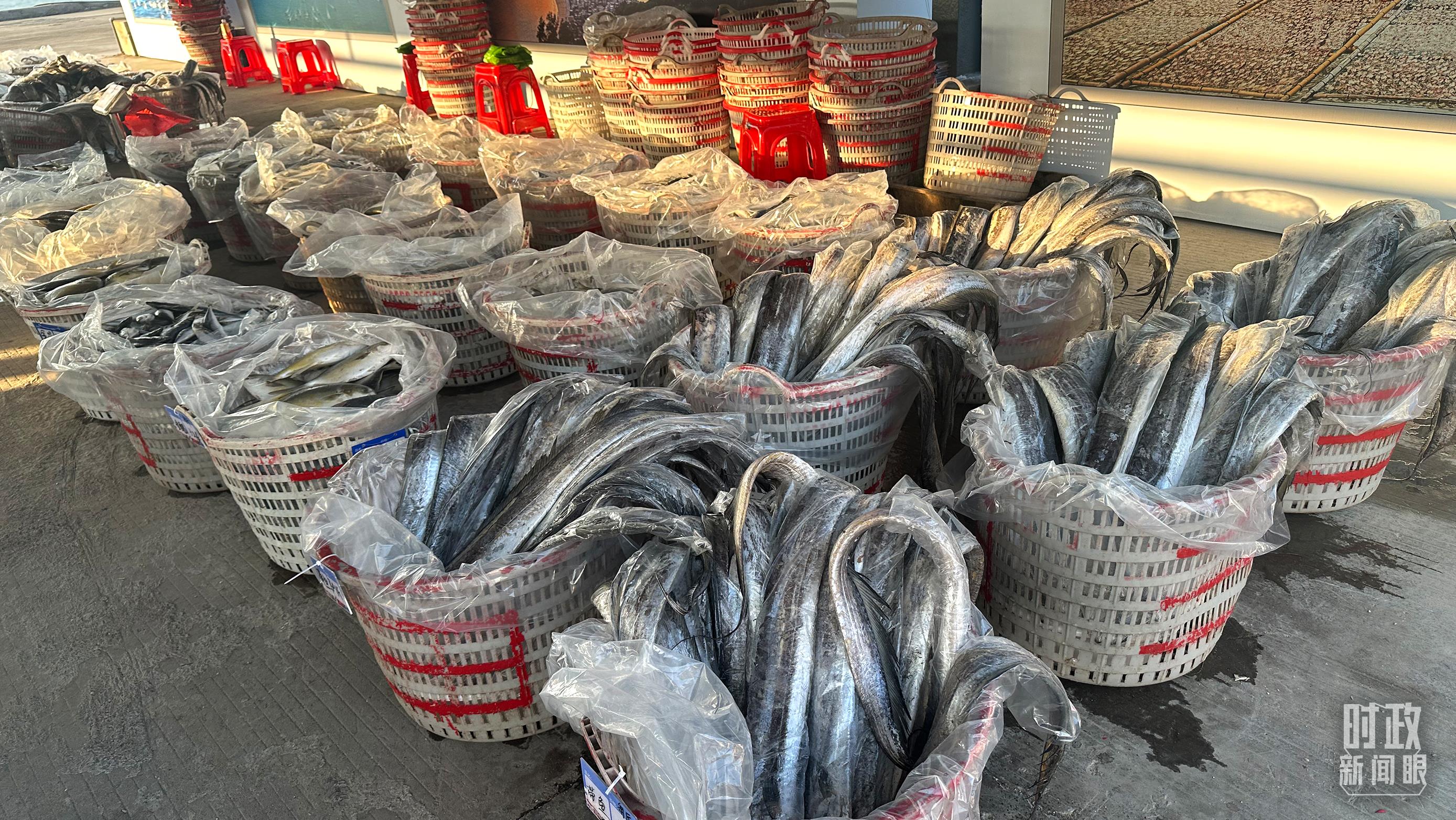 △澳角村的海產(chǎn)品。（總臺央視記者覃思拍攝）