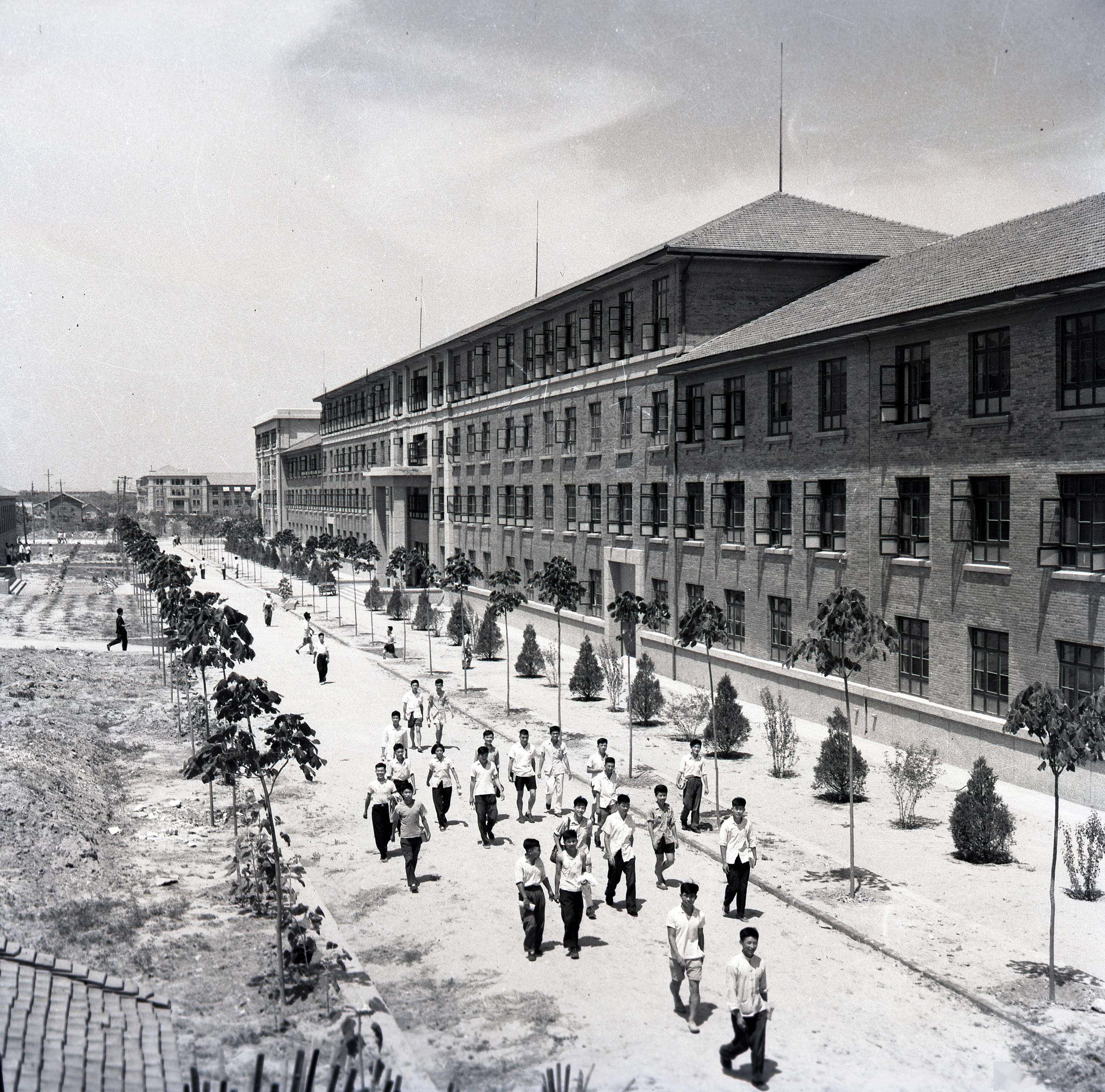 1959年拍攝的西遷后的交通大學校園一景（資料照片）。