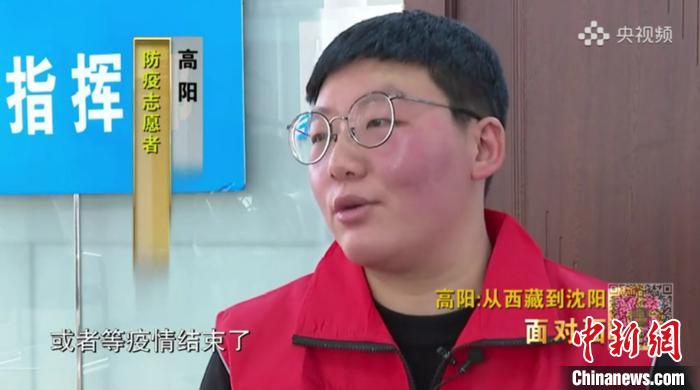 接受央媒采訪。　鐵西區(qū)委宣傳部 攝