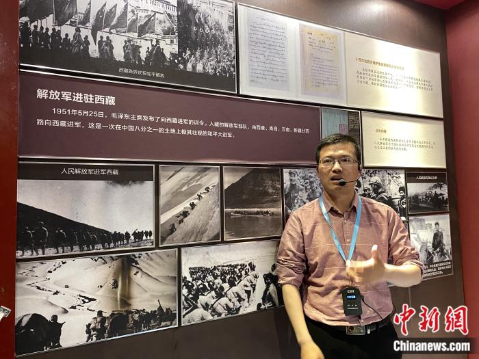 張慶沖在講解。彭寧鈴 攝