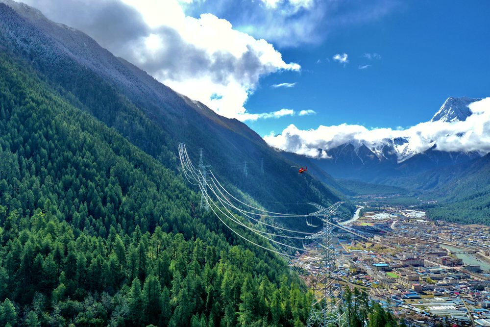 對波林線進行巡視檢查。閆昱翰攝