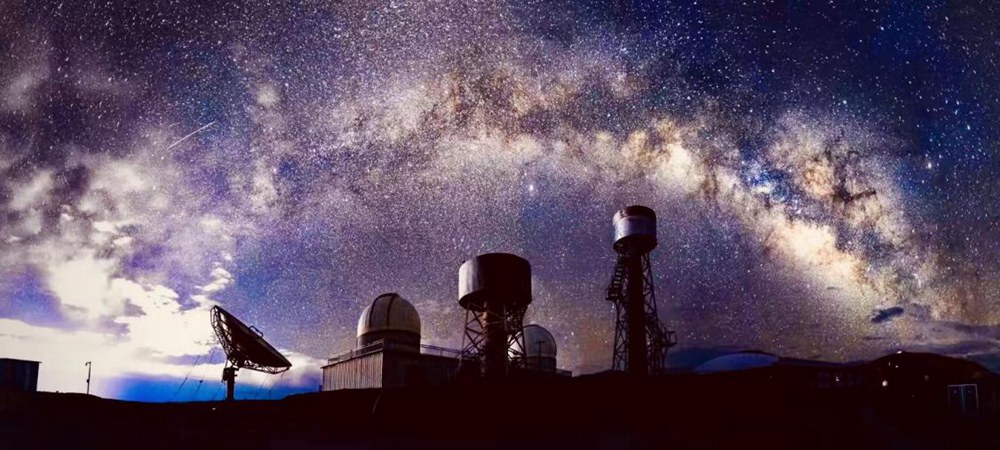 阿里暗夜星空。貢覺群培攝