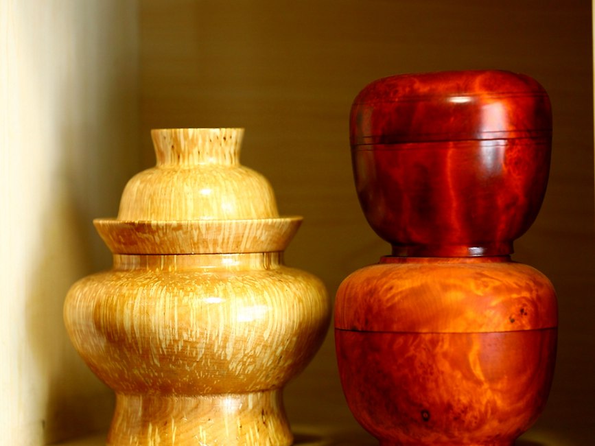 藏地木碗成品。