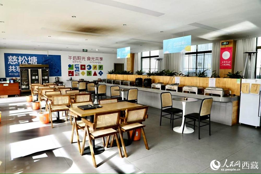 慈松堂社區(qū)共享食堂。人民網(wǎng)記者 次仁羅布攝