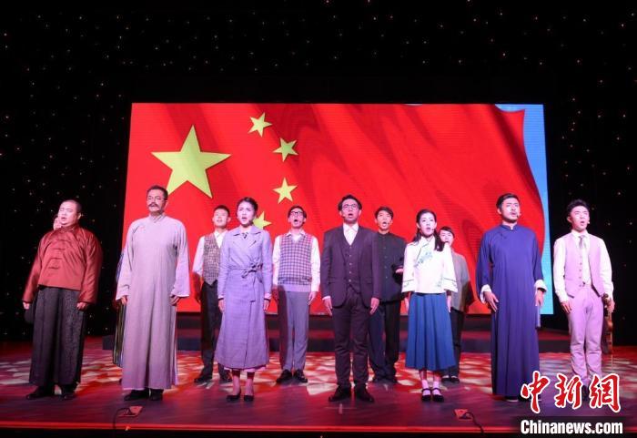舞臺劇《田漢眼中的中國》?！￠L沙縣委宣傳部供圖