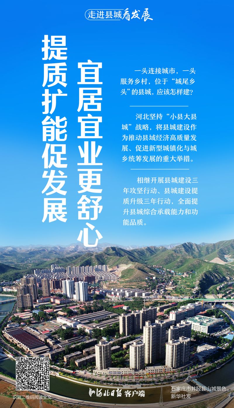 走進縣城看發(fā)展 | 河北加快推進縣城建設提質(zhì)升級