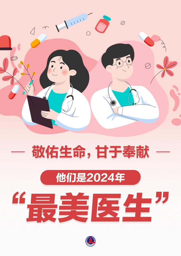 新華鮮報|致敬“白衣戰(zhàn)士”！2024年“最美醫(yī)生”發(fā)布